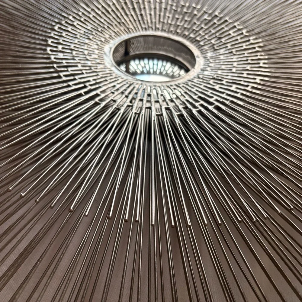 Crate&Barrel Radiant Silver Wall Mirror